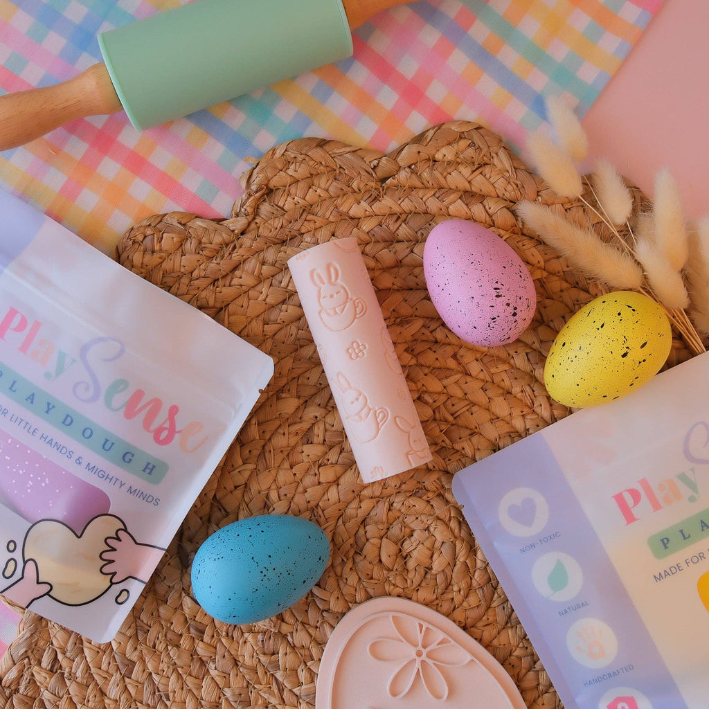 Play Sense - Eco Textured Roller | Easter Bunny Cups