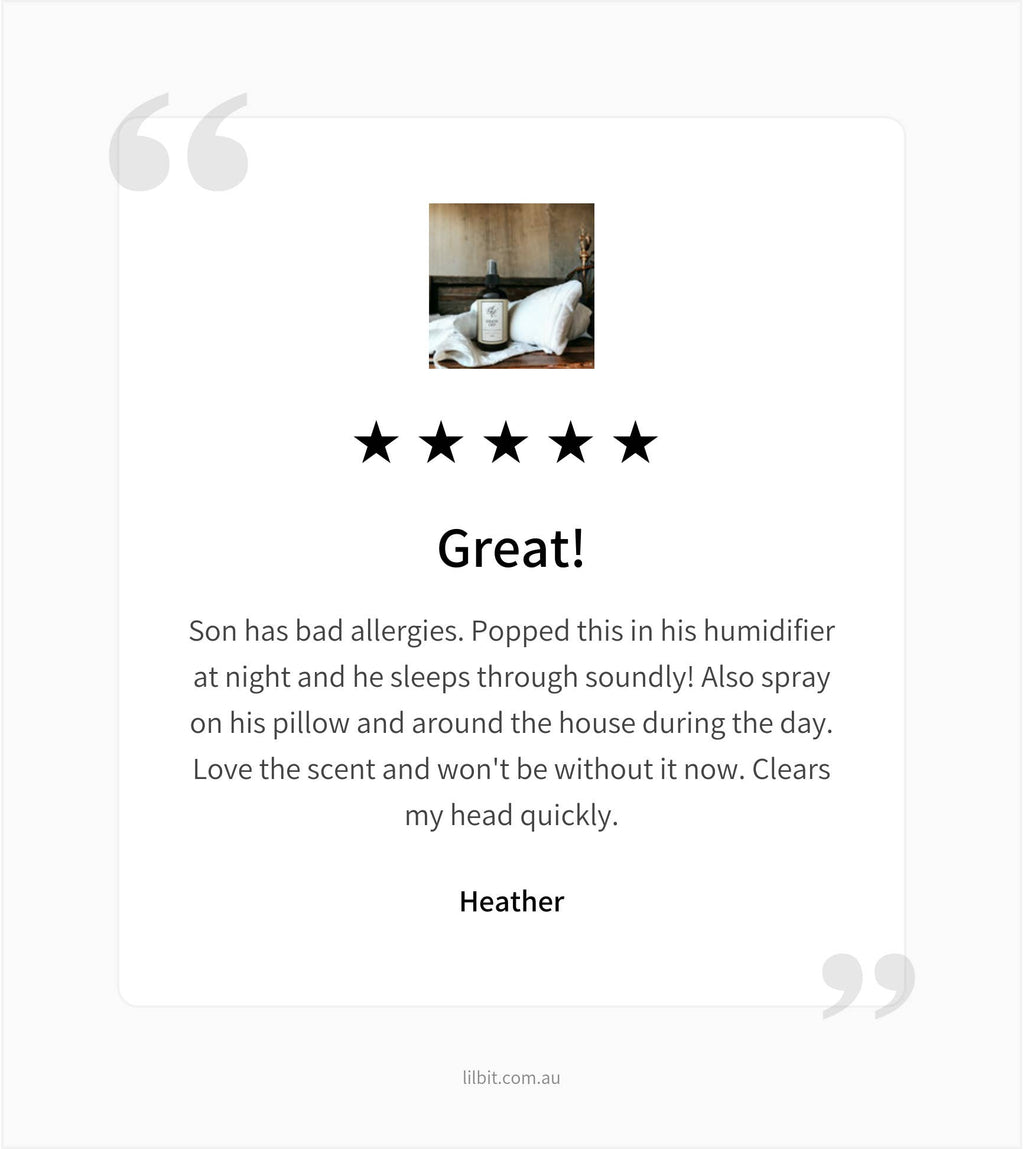 Lil'Bit Better - Breathe Easy Decongestant Room Spray, Uplifting, Organic