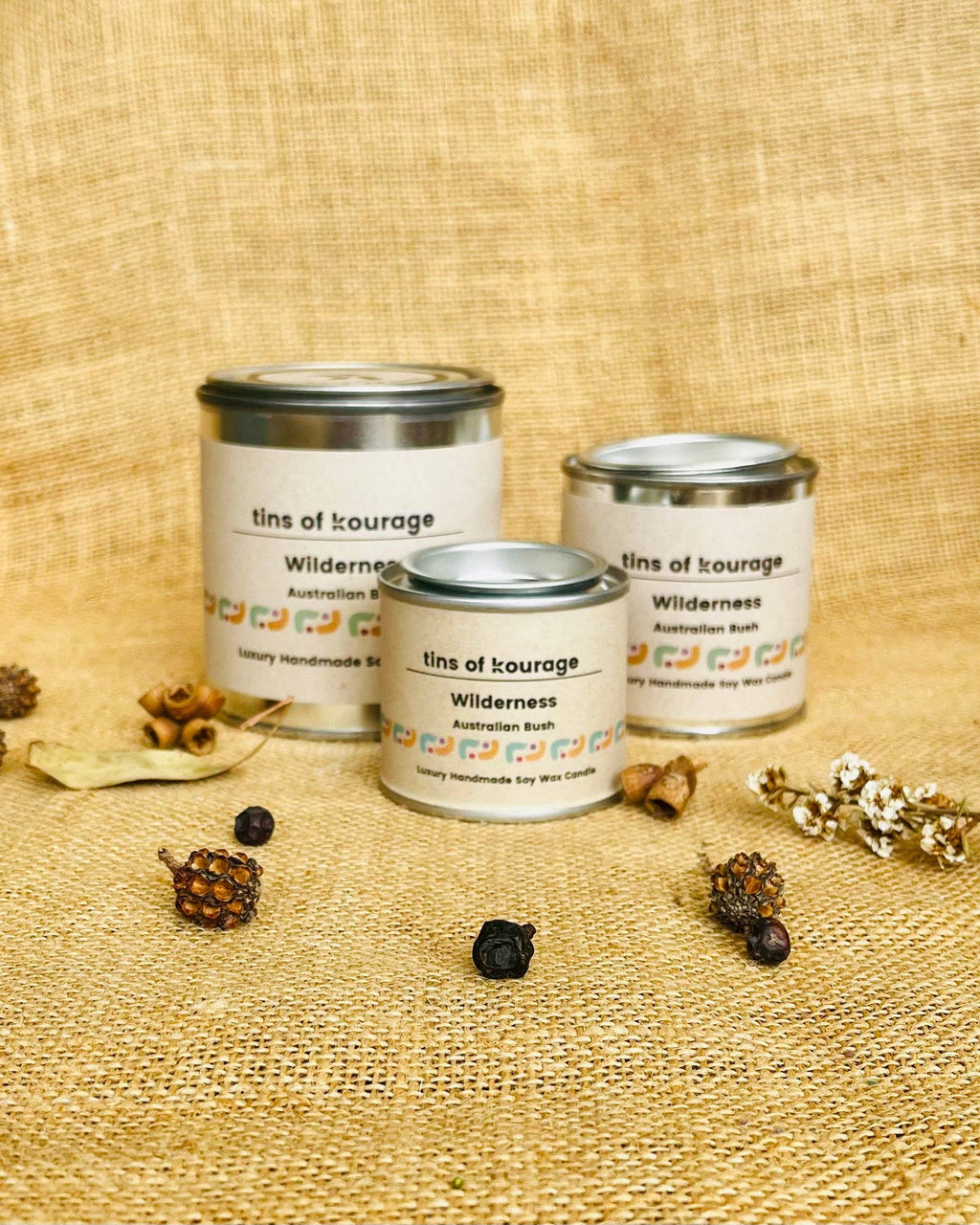 Kourage & co - Wilderness Soy Wax Candle Mini 50ml