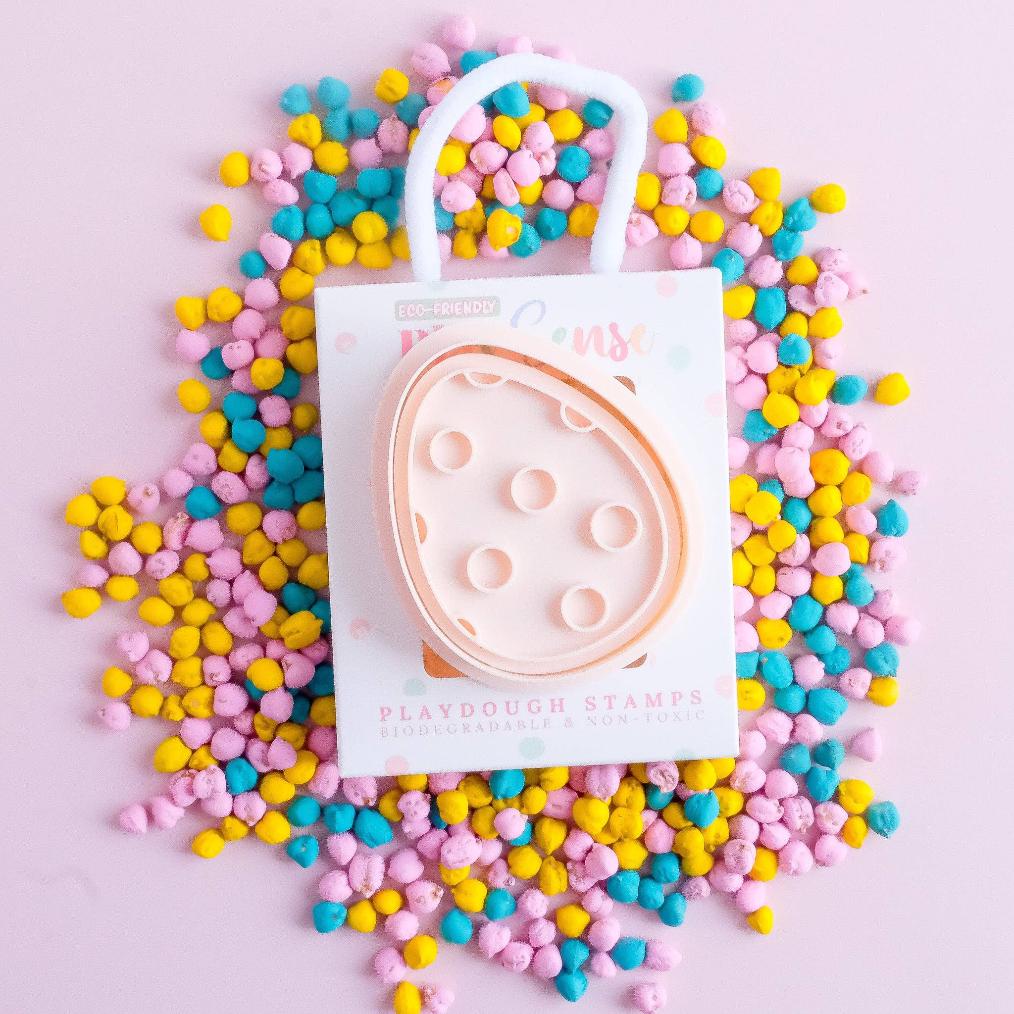 Play Sense - Eco Playdough Stamp | Easter Collection | Easter Egg Dots