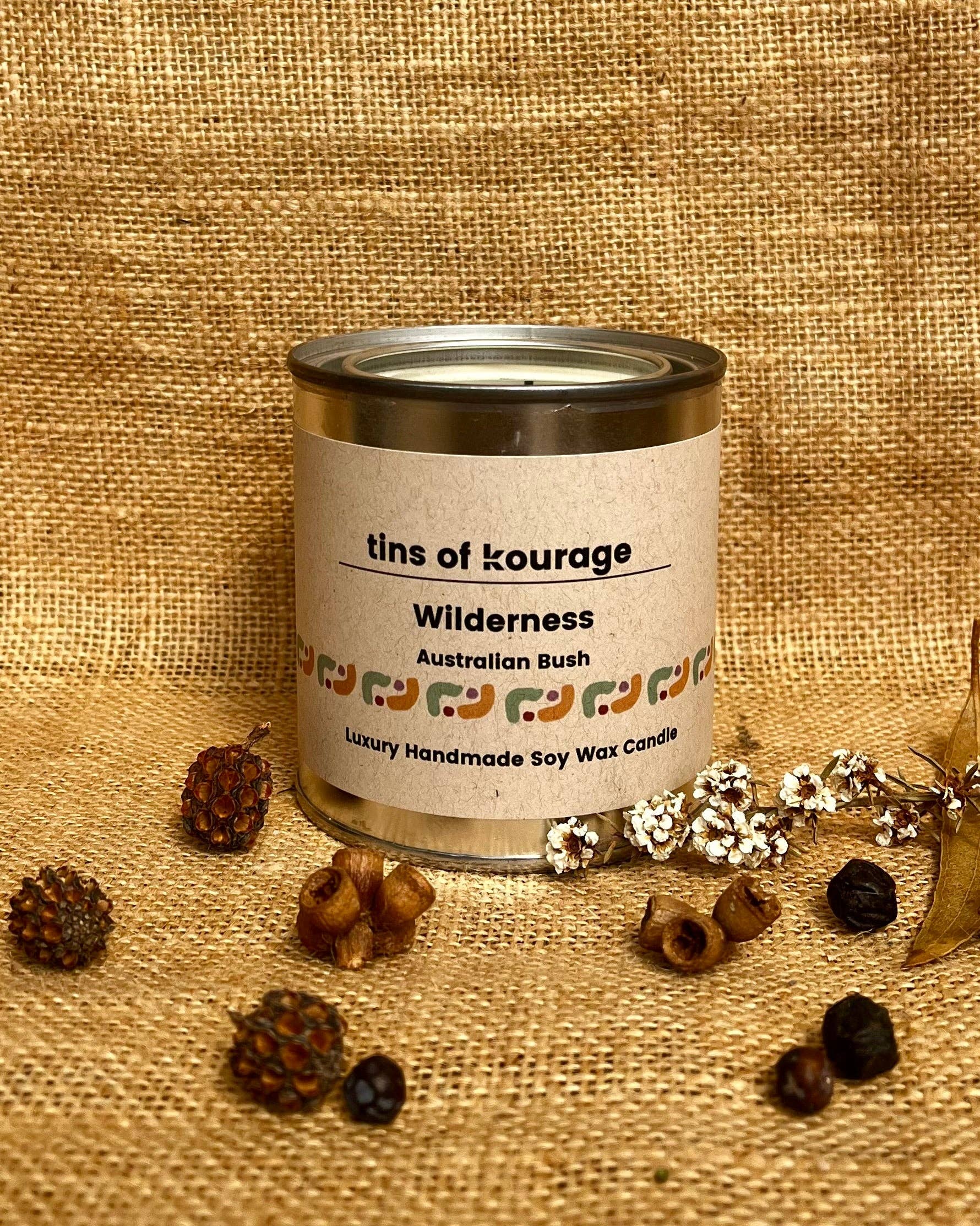 Kourage & co - Wilderness Soy Wax Candle Mini 50ml