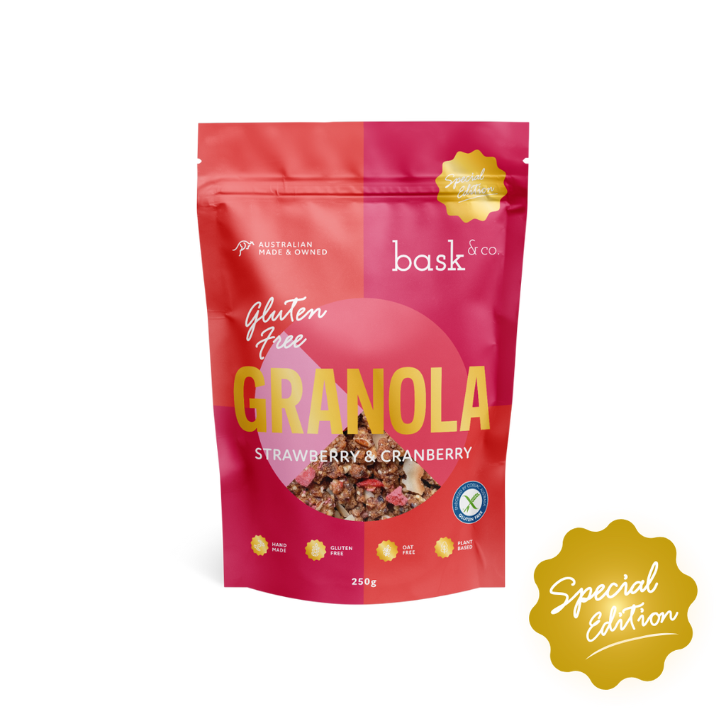 Bask and Co - Strawberry & Cranberry "Special Edition" Gluten Free Granola