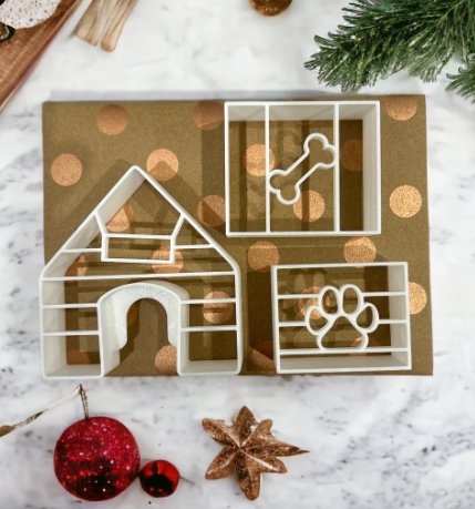 Dog House - 3 piece cookie cutter kit