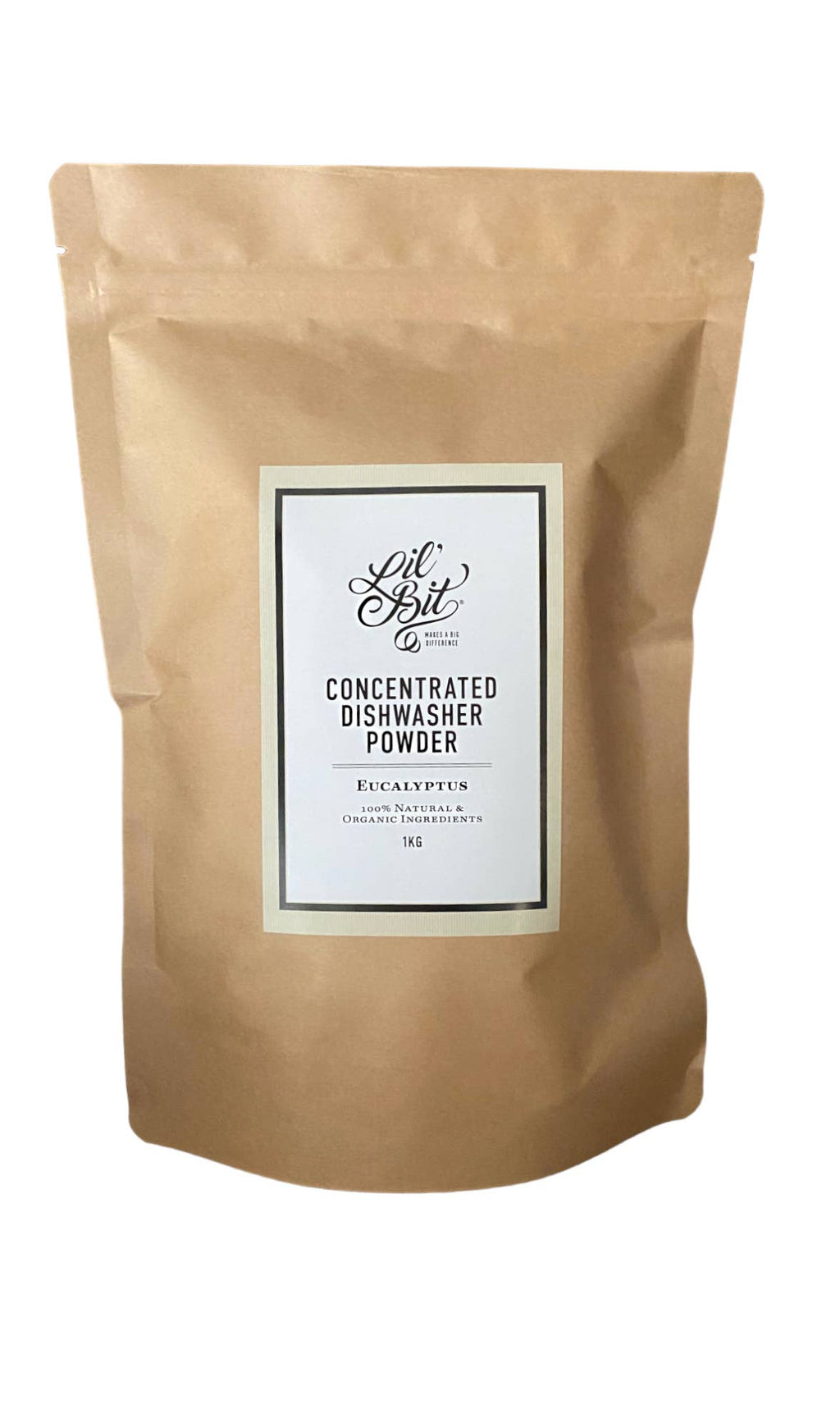 Lil'Bit Better - Concentrated Eucalyptus Dishwasher Powder 1kg Septic Safe