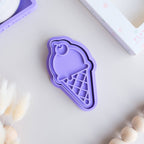 Play Sense - Eco Playdough Stamp | Ice Cream with cherry