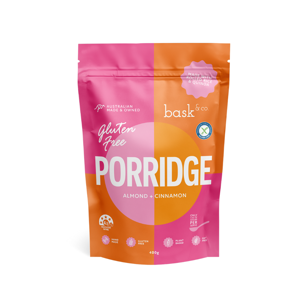 Bask and Co - Almond & Cinnamon Gluten Free Porridge (The Original) 400g