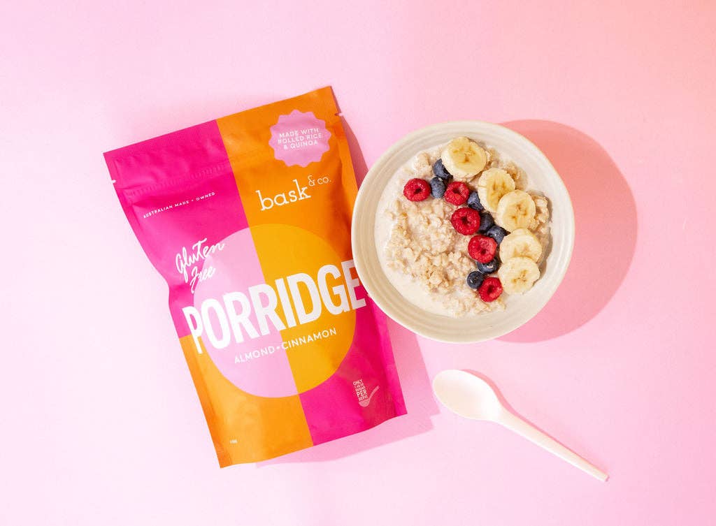 Bask and Co - Almond & Cinnamon Gluten Free Porridge (The Original) 400g