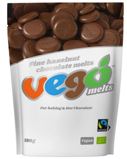 Vego Fine Hazelnut Chocolate Melts - 180g