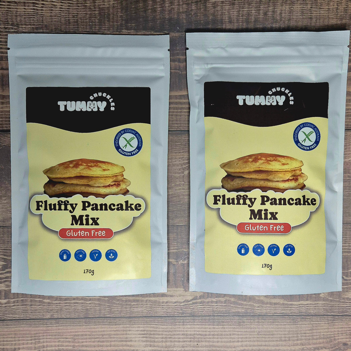 Tummy Chuckles - Fluffy Pancake Mix 2 Pack bundle