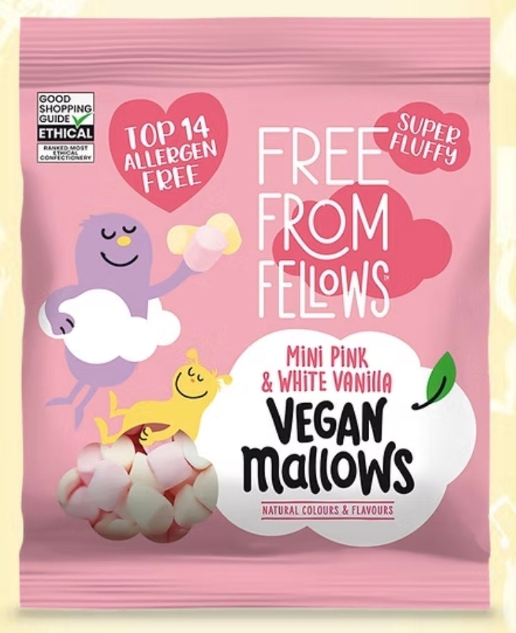 Free From Fellows Mini Marshmallows (pink and white) 105g